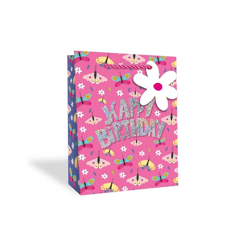 GIFT BAG,Butterflies Medium [Packs Only]