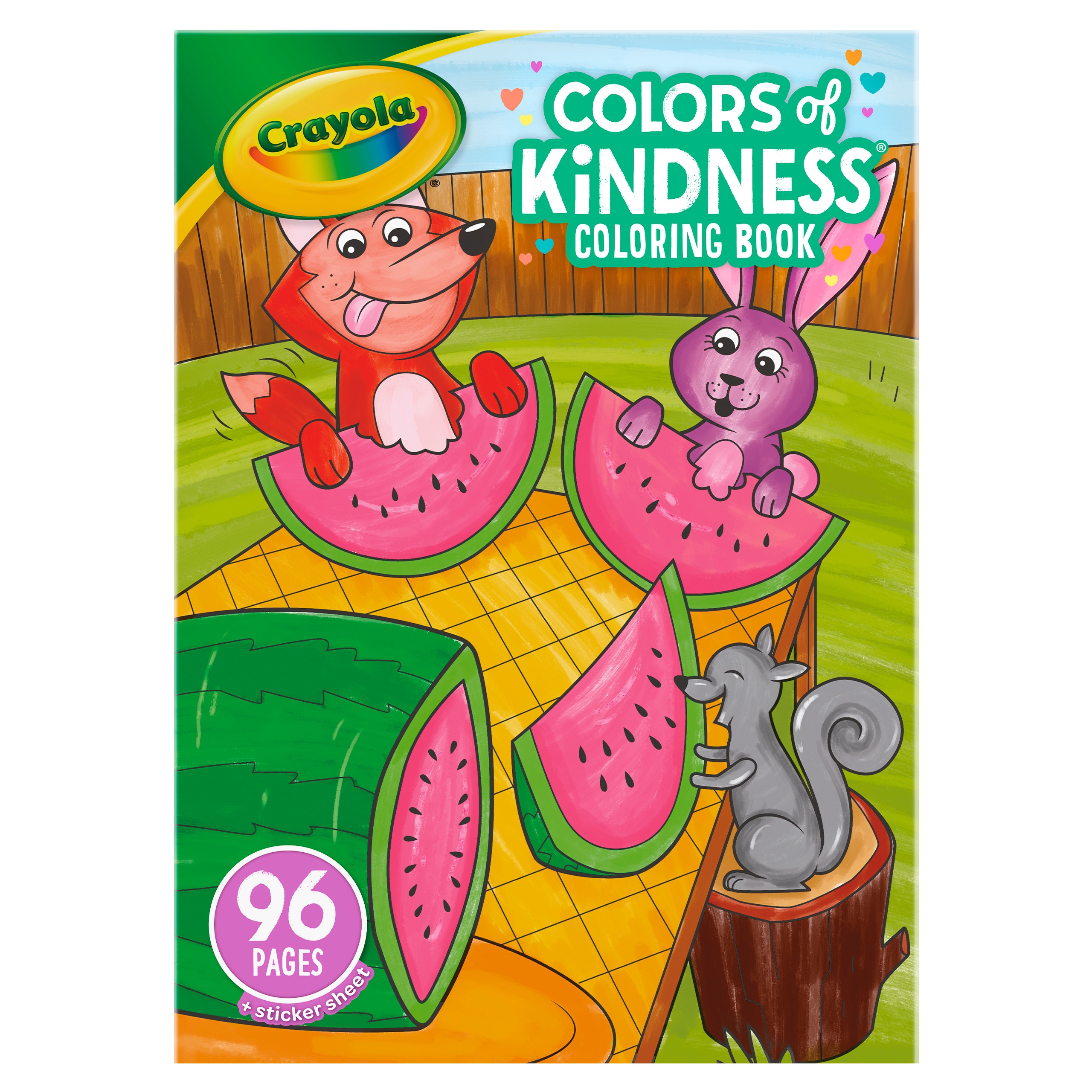 COLOURING BOOK,Colours of Kindness 96pgs (was 3.99) [Splittable]