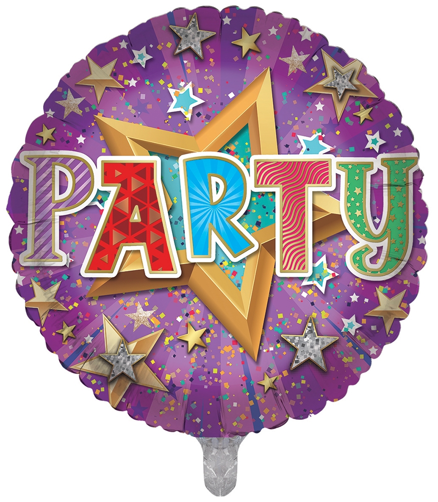 BALLOONS,Party Unisex (Helium Foil) [Packs Only]