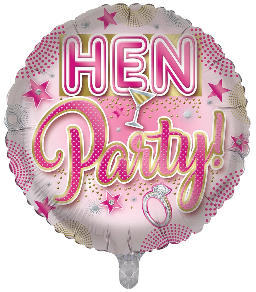 BALLOONS,Hen Party Helium Foil [Packs Only]