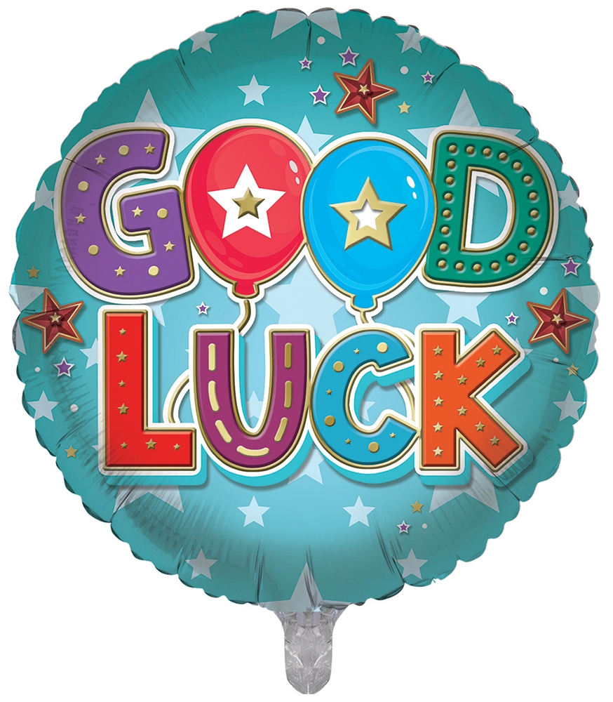 BALLOONS,Good Luck (Helium Foil) [Packs Only]