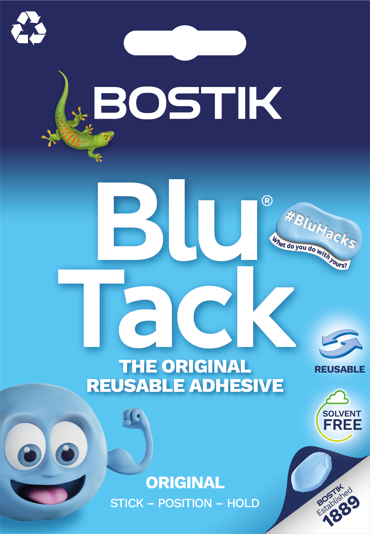 BLU TACK, Original Handy Size I/cd [Packs Only]