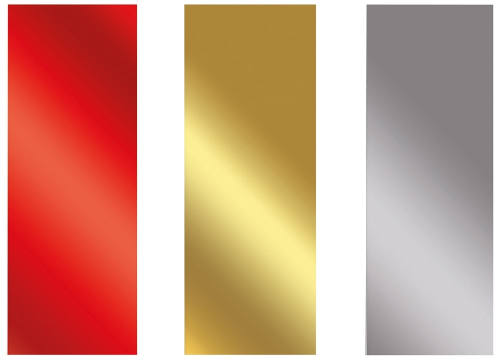 XMAS ROLLWRAP,1.5m Plain Foil Assorted Colours FDU [Packs Only]