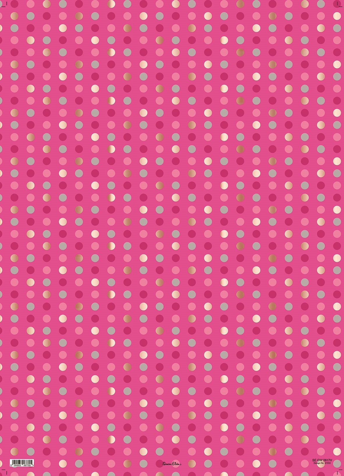 GIFT WRAP,Pink Dots [Packs Only]