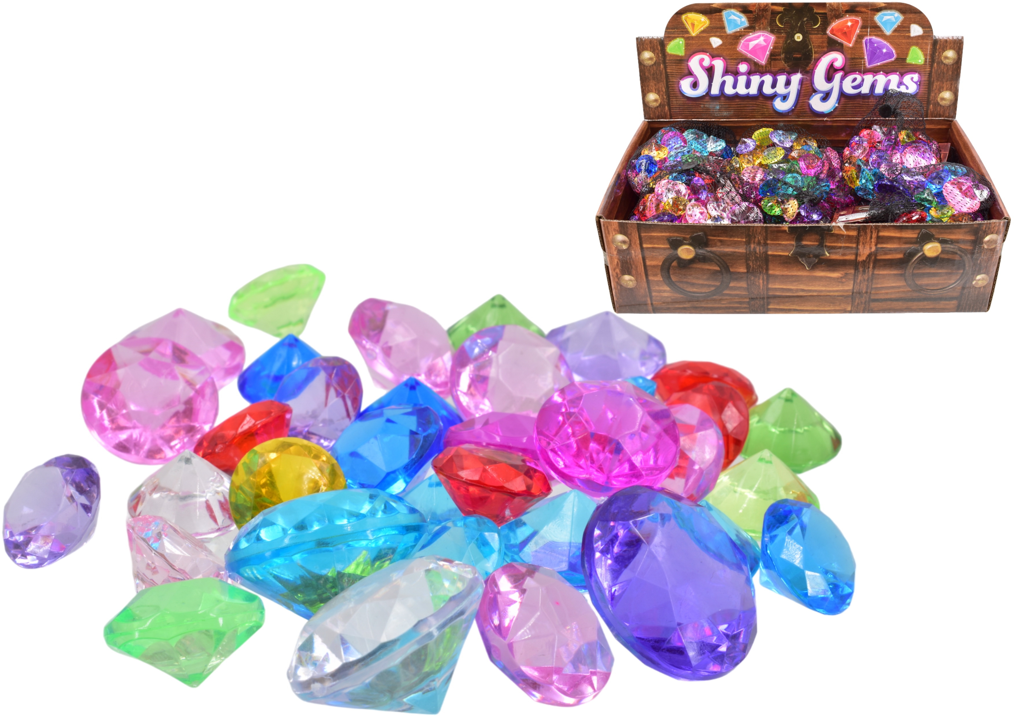 JEWEL GEMS, 48`s in net bag Assorted Colours. CDU [Packs Only]
