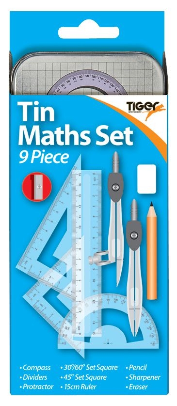 STUDENT SET,Big Value 8 Piece Boxed Tiger H/pk [Splittable]