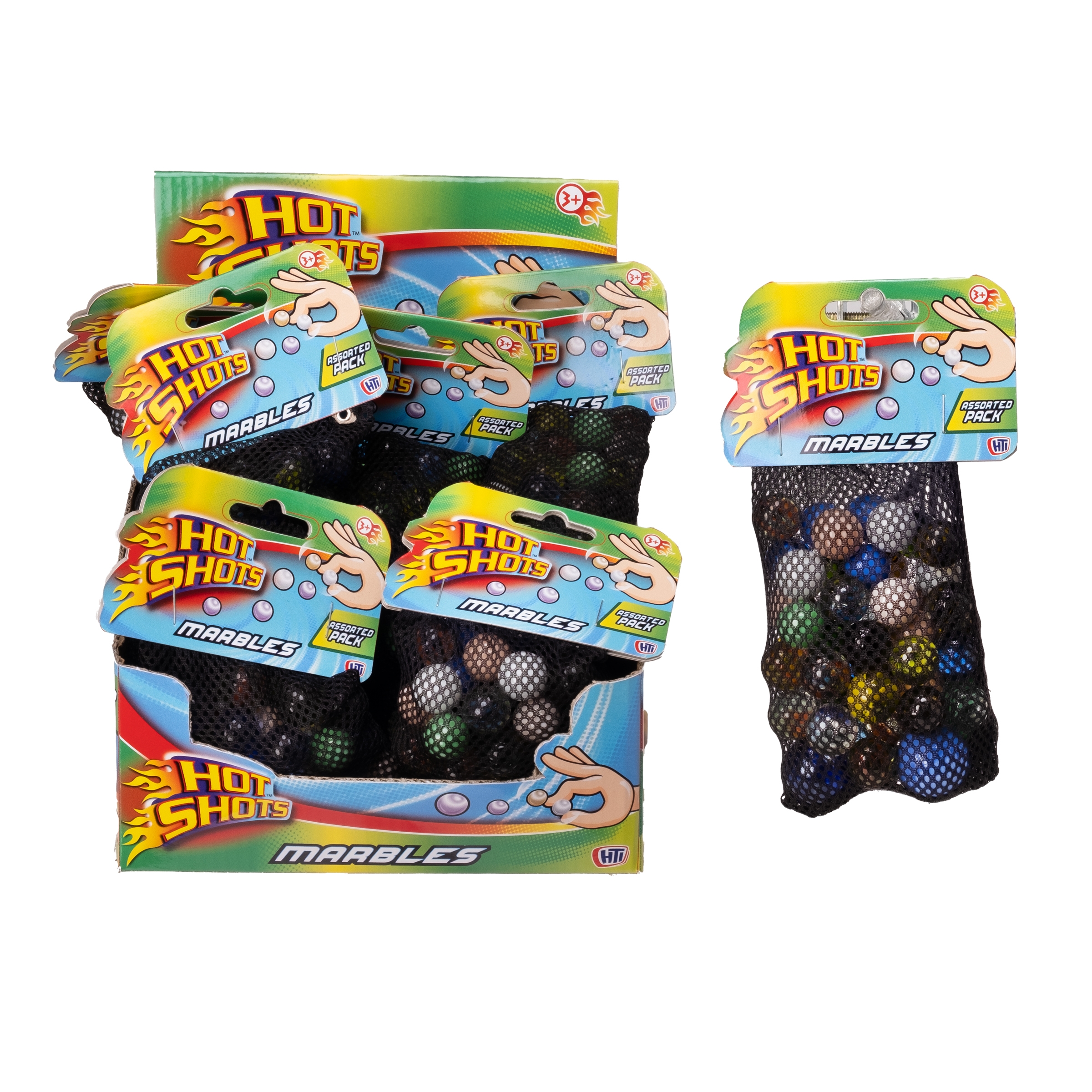 MARBLES,50+2 Asst H/pk TP225 CDU [Packs Only]