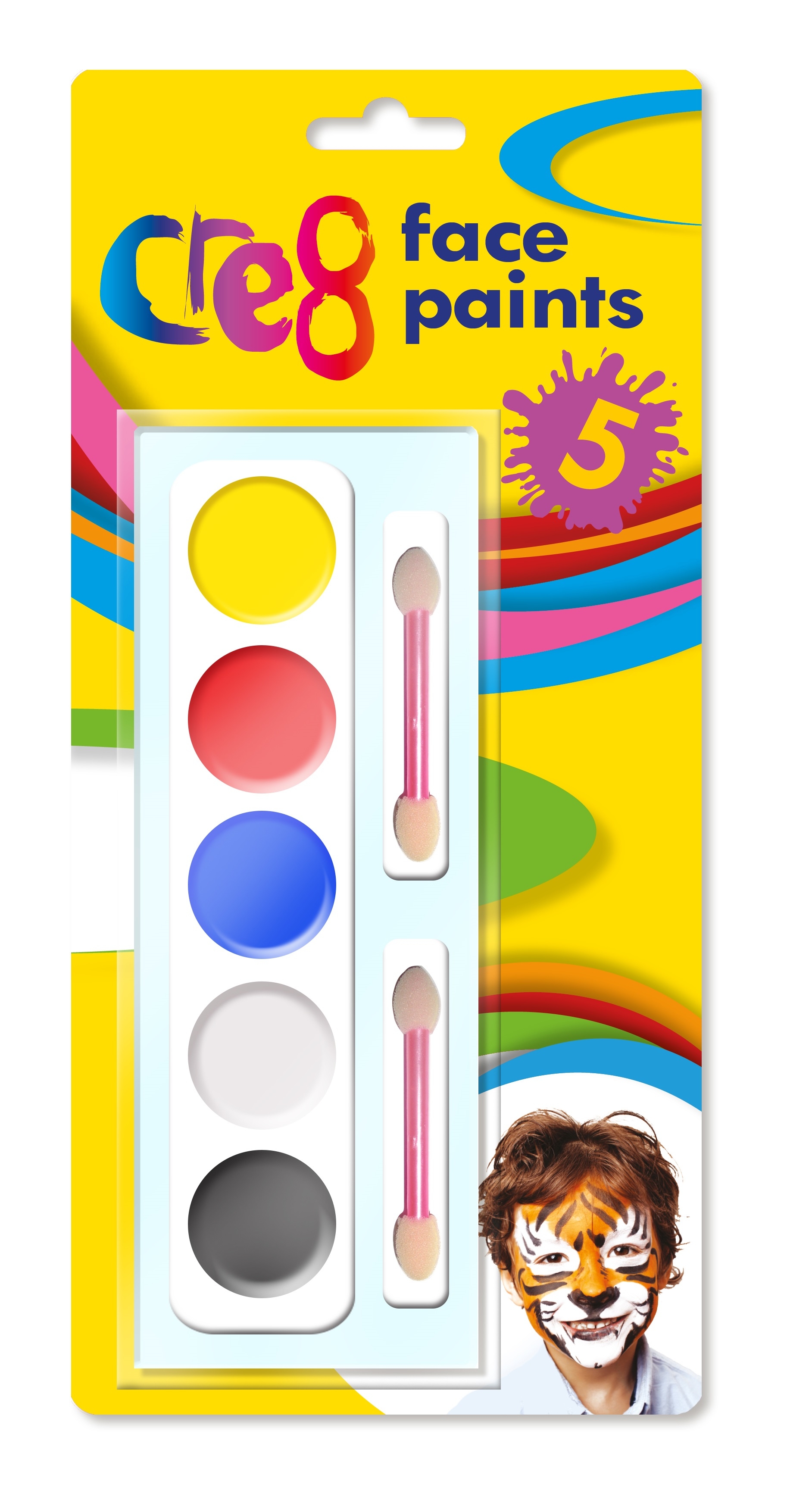 FACE PAINTS,Make Up 5`s I/cd Cre8 [Packs Only]