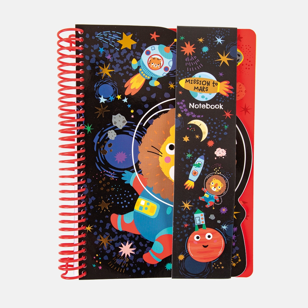 NOTEBOOK,A5 Mission to Mars Twin Wire 60 page