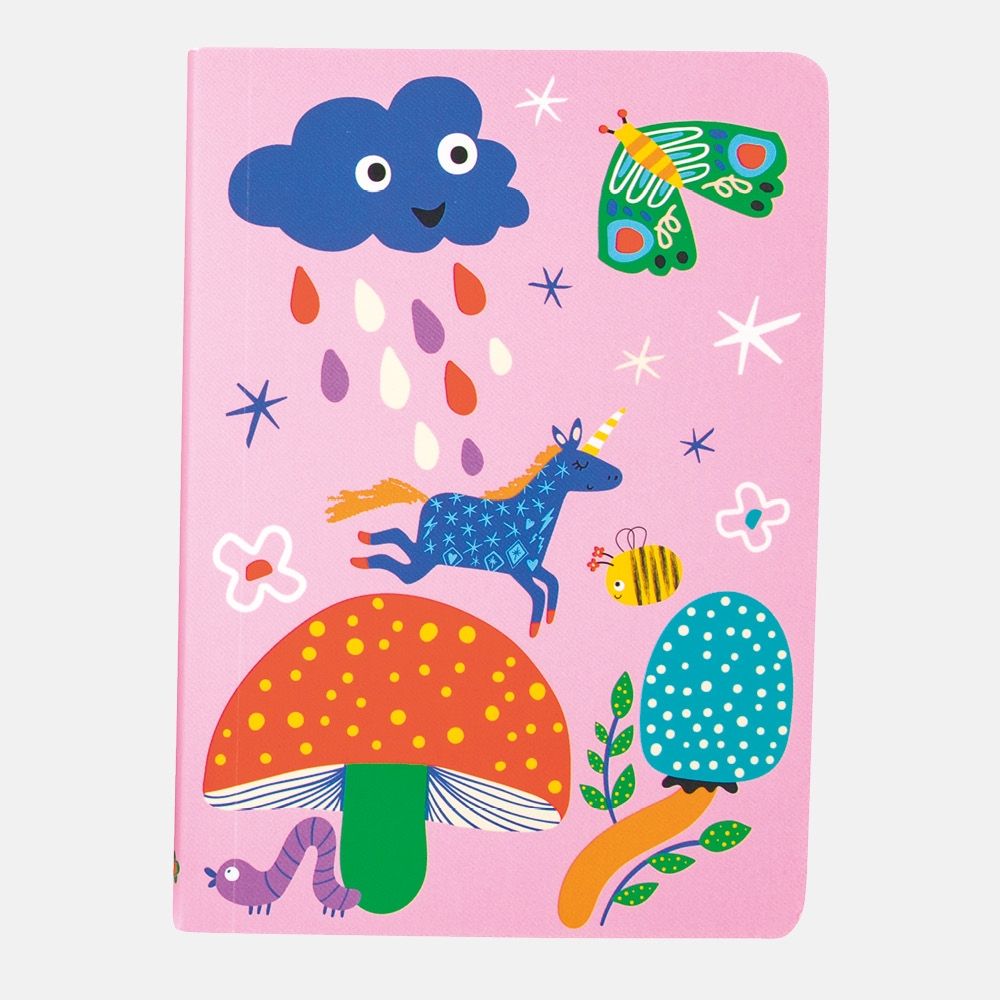 NOTEBOOK,A6 Magical Forest 3`s Casebound Soft Touch 96 page