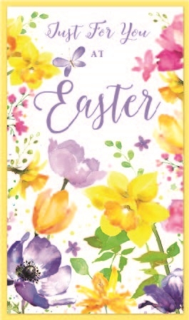 EASTER CARDS,Open 6`s Floral