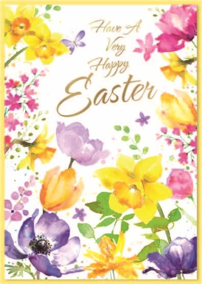 EASTER CARDS,Open 6`s Floral