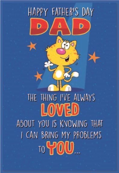FATHER`S DAY CARDS,Dad 6`s Humerous Text