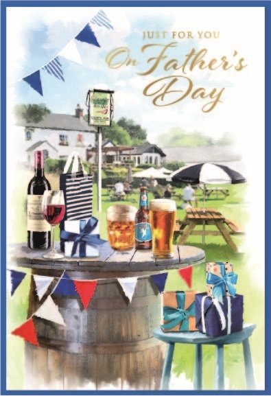 FATHER`S DAY CARDS,Father`s Day 6`s Village Pub
