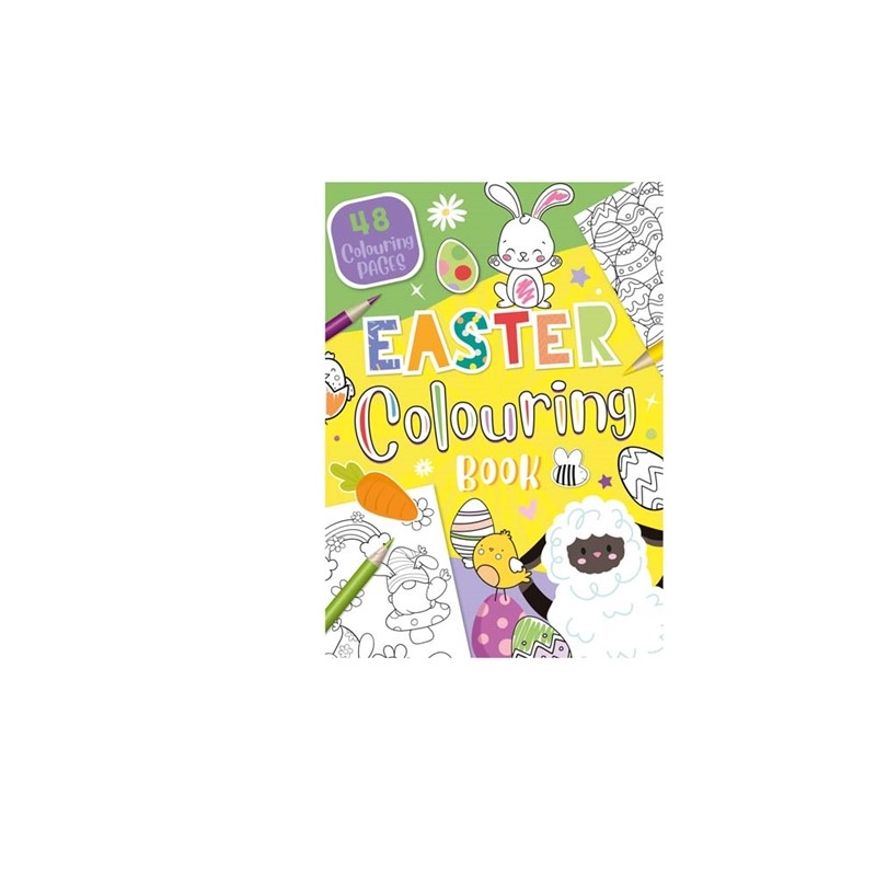 COLOURING BOOK,Easter 48 Pages [Packs Only]