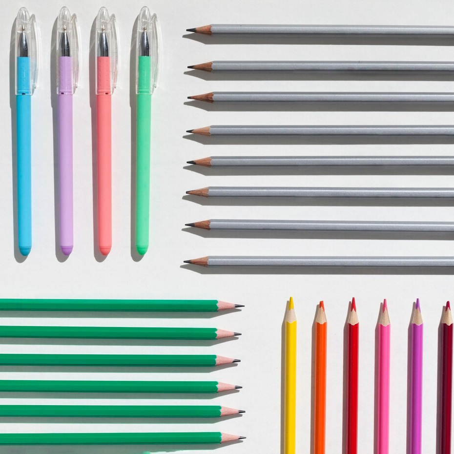 Pens, Pencils & Markers