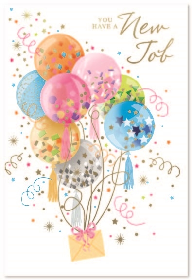 NEW JOB CARDS,6`s Balloons & Streamers