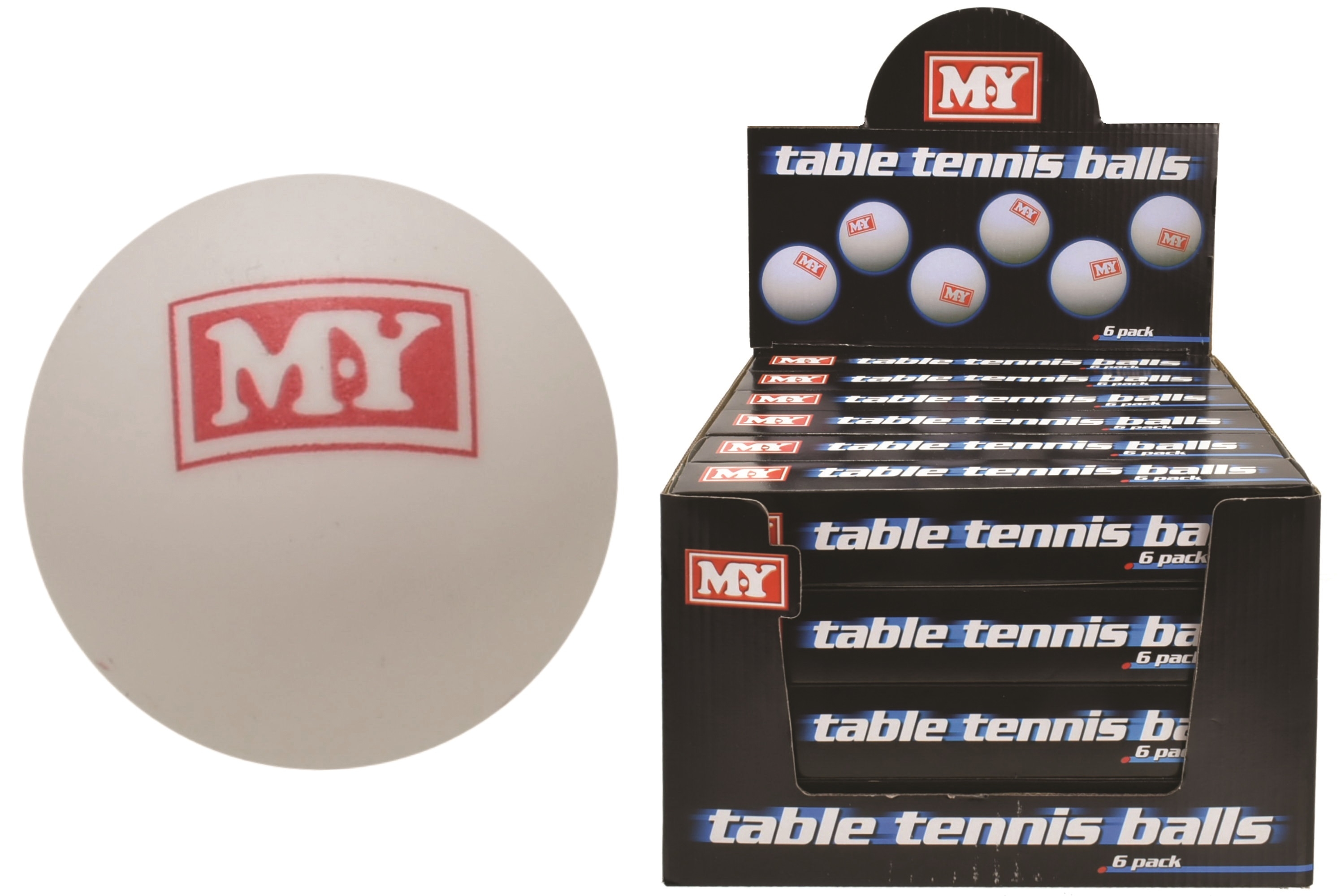 BALLS,Table Tennis 6`s I/bxd CDU [Splittable]