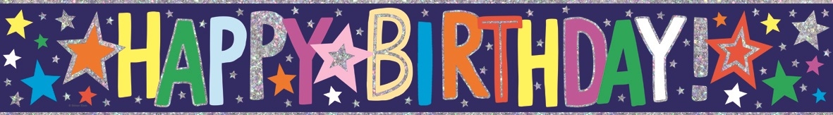 BANNER,Happy Birthday Male Blue [Packs Only]