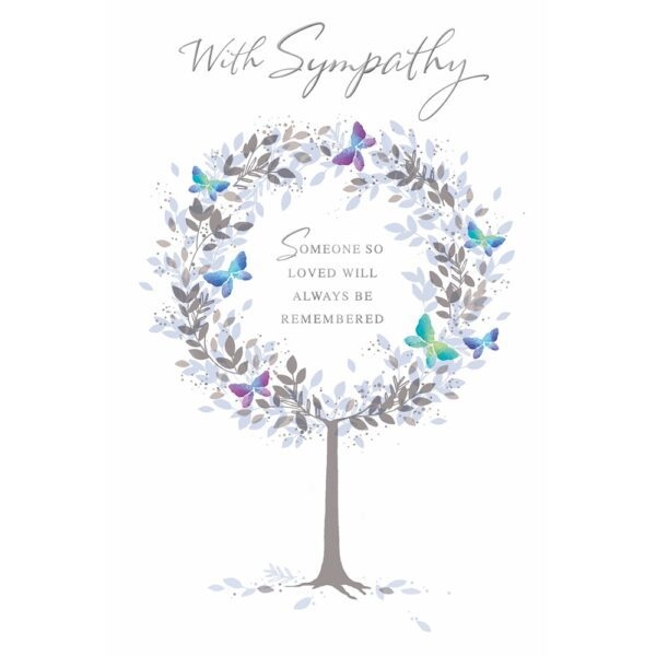 SYMPATHY CARDS,6`s Floral