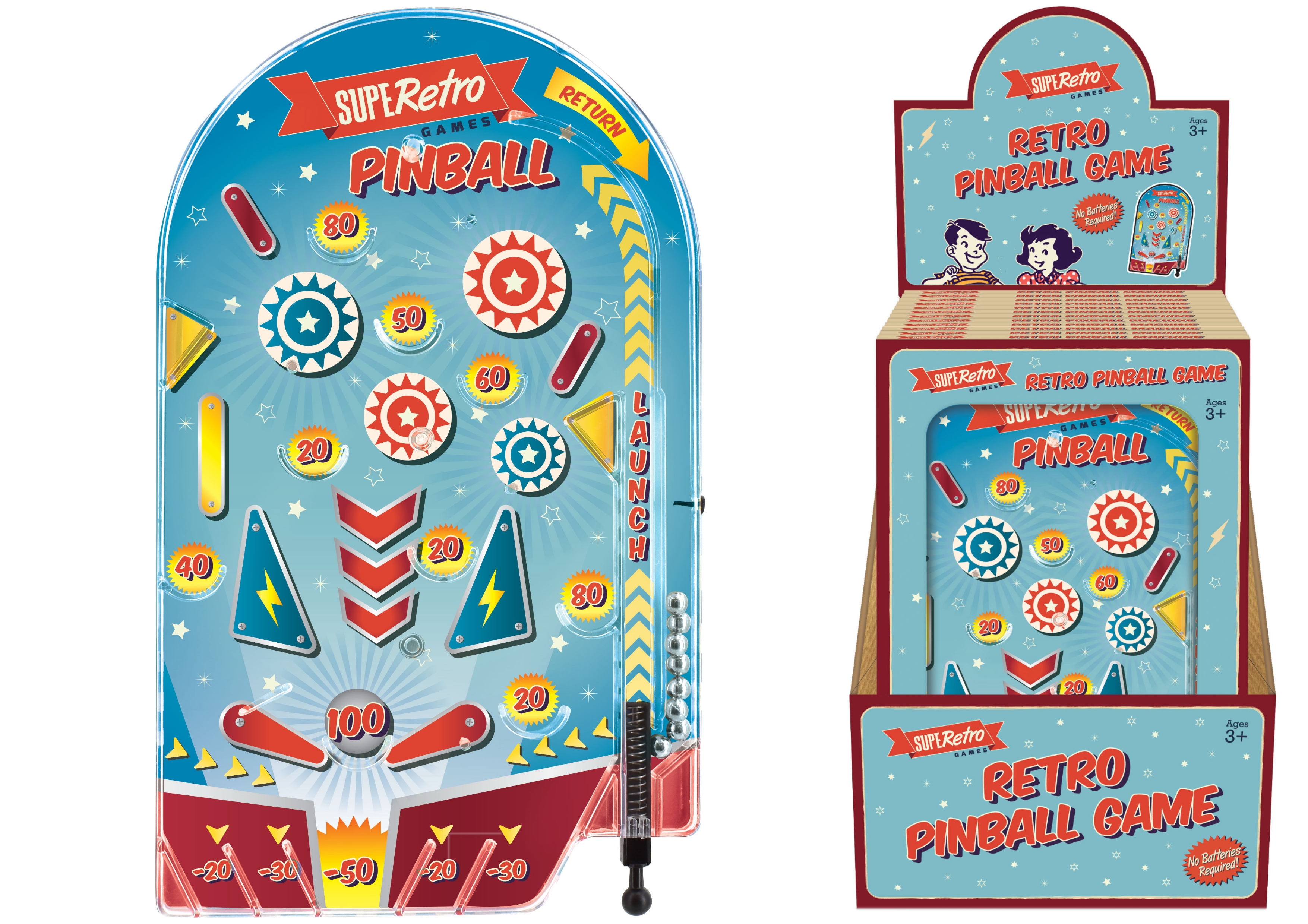 PINBALL GAME CLASSIC SUPERETRO Boxed CDU [Splittable]