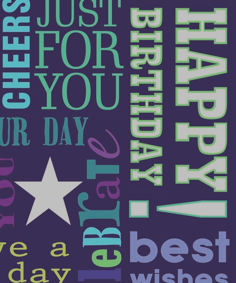 GIFT TAG, Birthday Text [Packs Only]