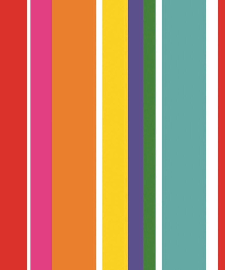 GIFT TAG,Open Multi Stripes [Packs Only]