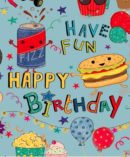 GIFT TAG, Blue Bikes/Burgers [Packs Only]