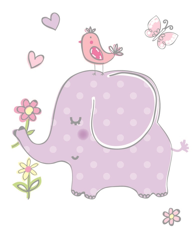 GIFT TAG,Baby Girl Animals [Packs Only]