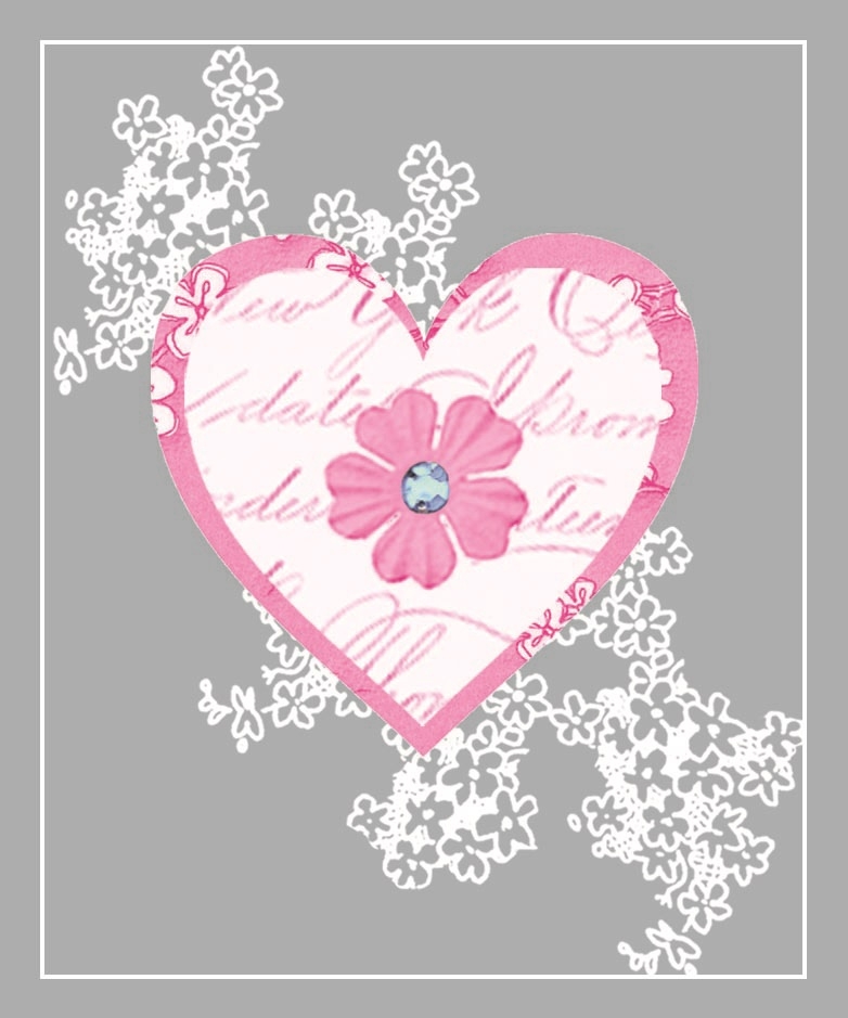 GIFT TAG,Hearts on Silver [Packs Only]