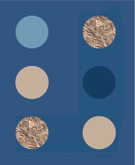 GIFT TAG, Blue Spots [Packs Only]