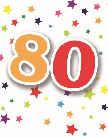 GIFT TAG,Age 80 [Packs Only]