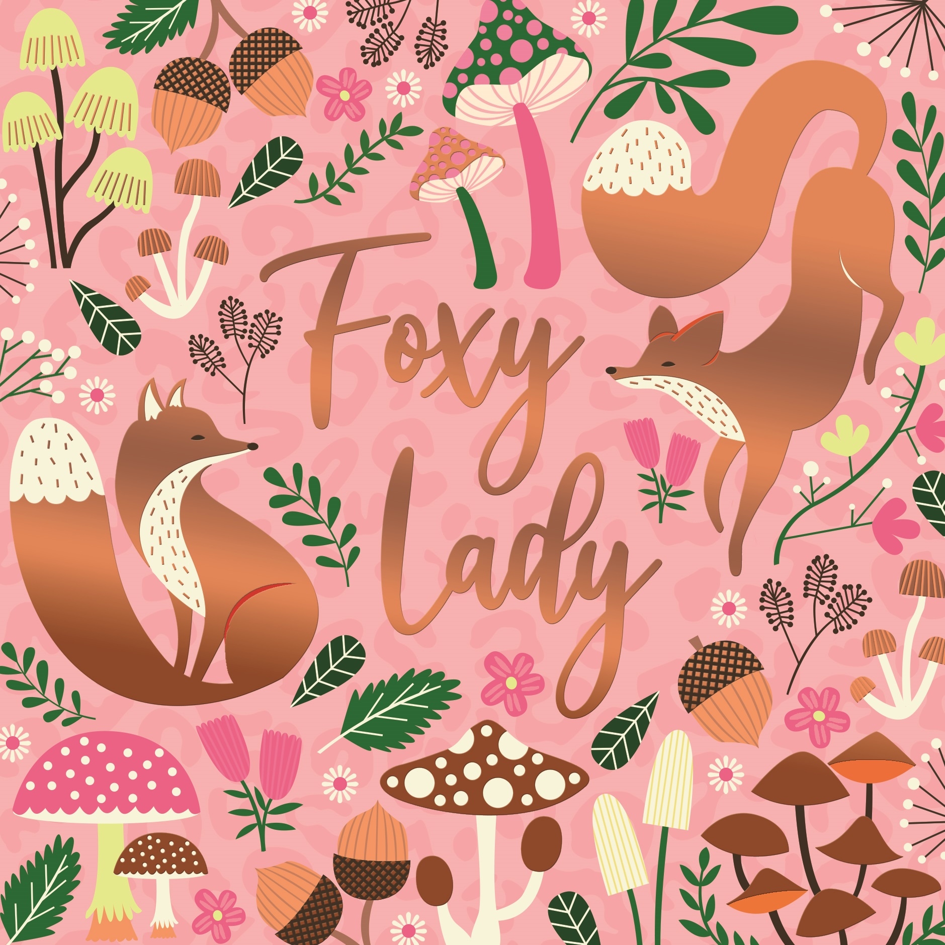 BIRTHDAY CARDS,6`s Foxy Lady.