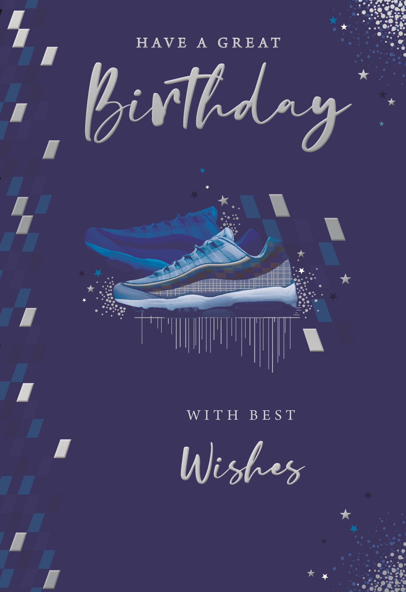 BIRTHDAY CARDS,6`s Trainers, Code 50