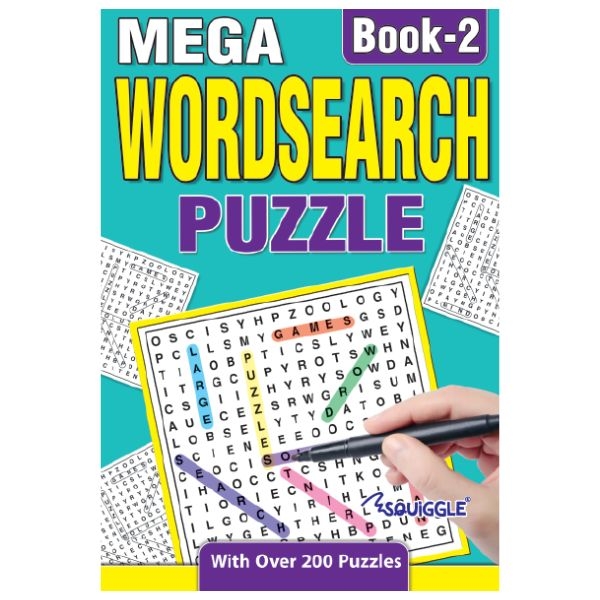 ACTIVITY BOOK,Mega Wordsearch A5 2 Assorted [Packs Only]