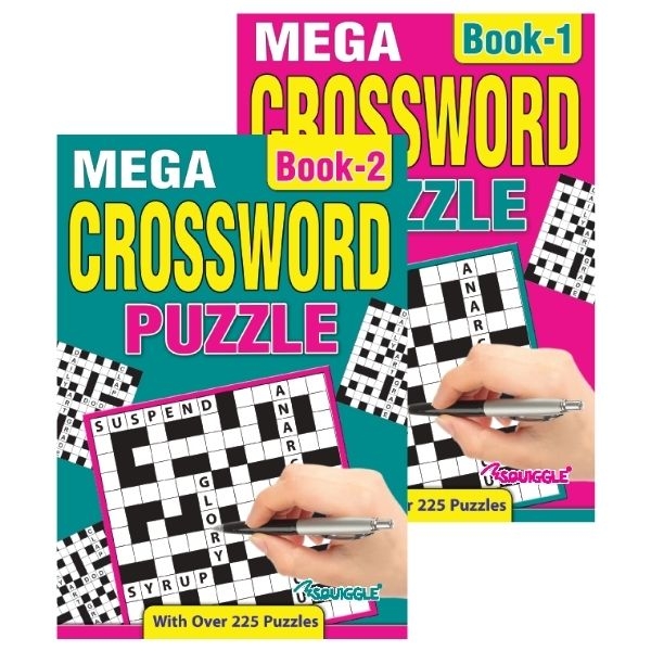 ACTIVITY BOOK,Mega Crossword A5 2 Assorted [Packs Only]