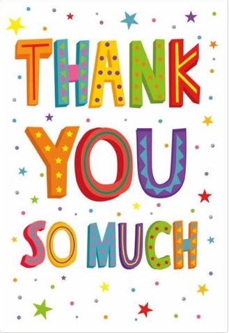 THANK YOU CARDS,6`s Stars & Dots