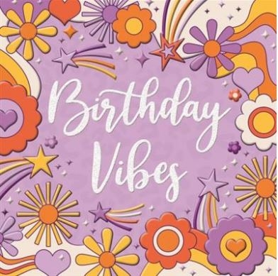 BIRTHDAY CARDS,6`s Flowers, Stars & So Bright!