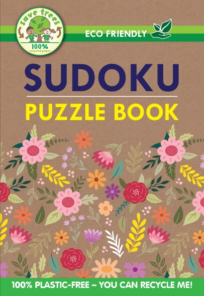 ACTIVITY BOOK,Eco Friendly Sudoku A5 4 Assorted [Packs Only]