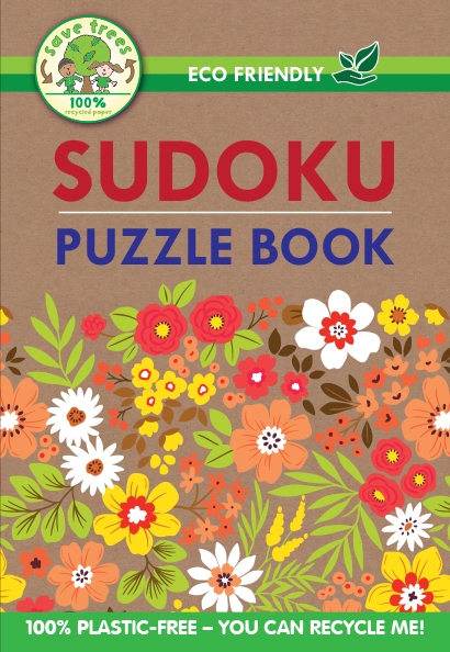 ACTIVITY BOOK,Eco Friendly Sudoku A5 4 Assorted [Packs Only]