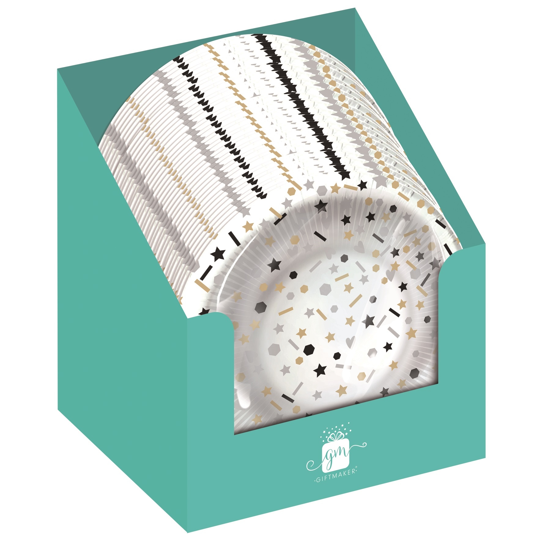 PAPER BOWLS,Let`s Celebrate 16.5cm 8`s [Splittable]