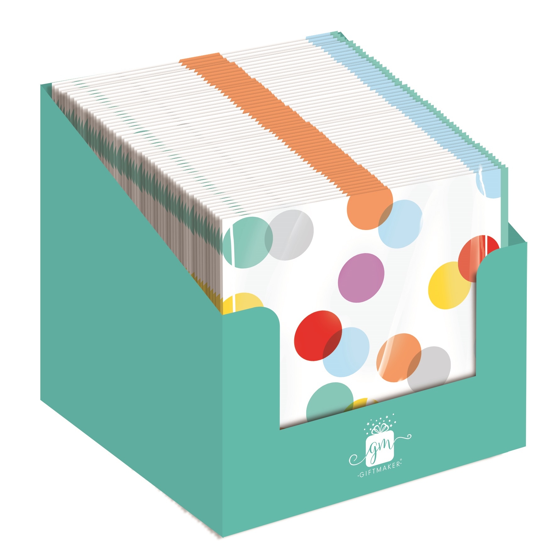 NAPKINS,33cm 3ply Spots 20`s [Splittable]