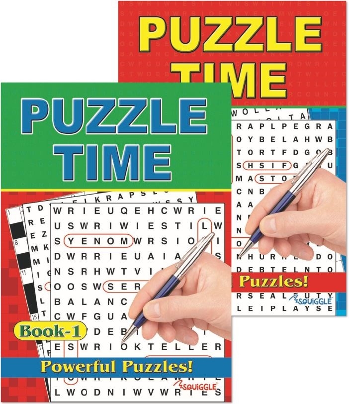 PUZZLE BOOK,Puzzle Time Books 1 & 2 [Packs Only]