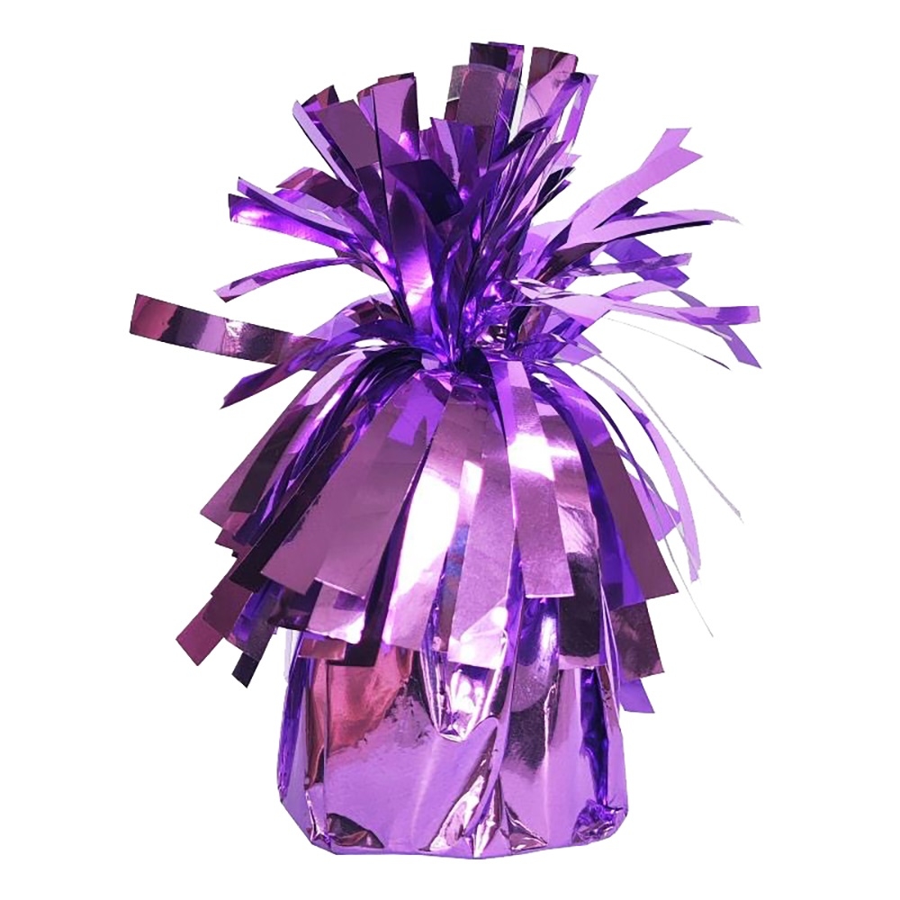 BALLOON WEIGHT, Lavender Foil [Packs Only]