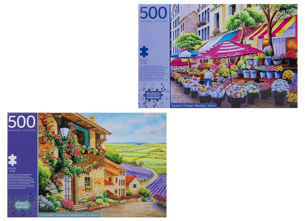 JIGSAW,500pc.Scenery 2 Assorted [Packs Only]