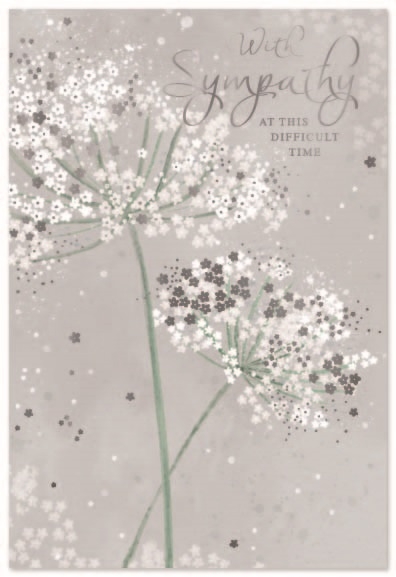 SYMPATHY CARDS,6`s Floral