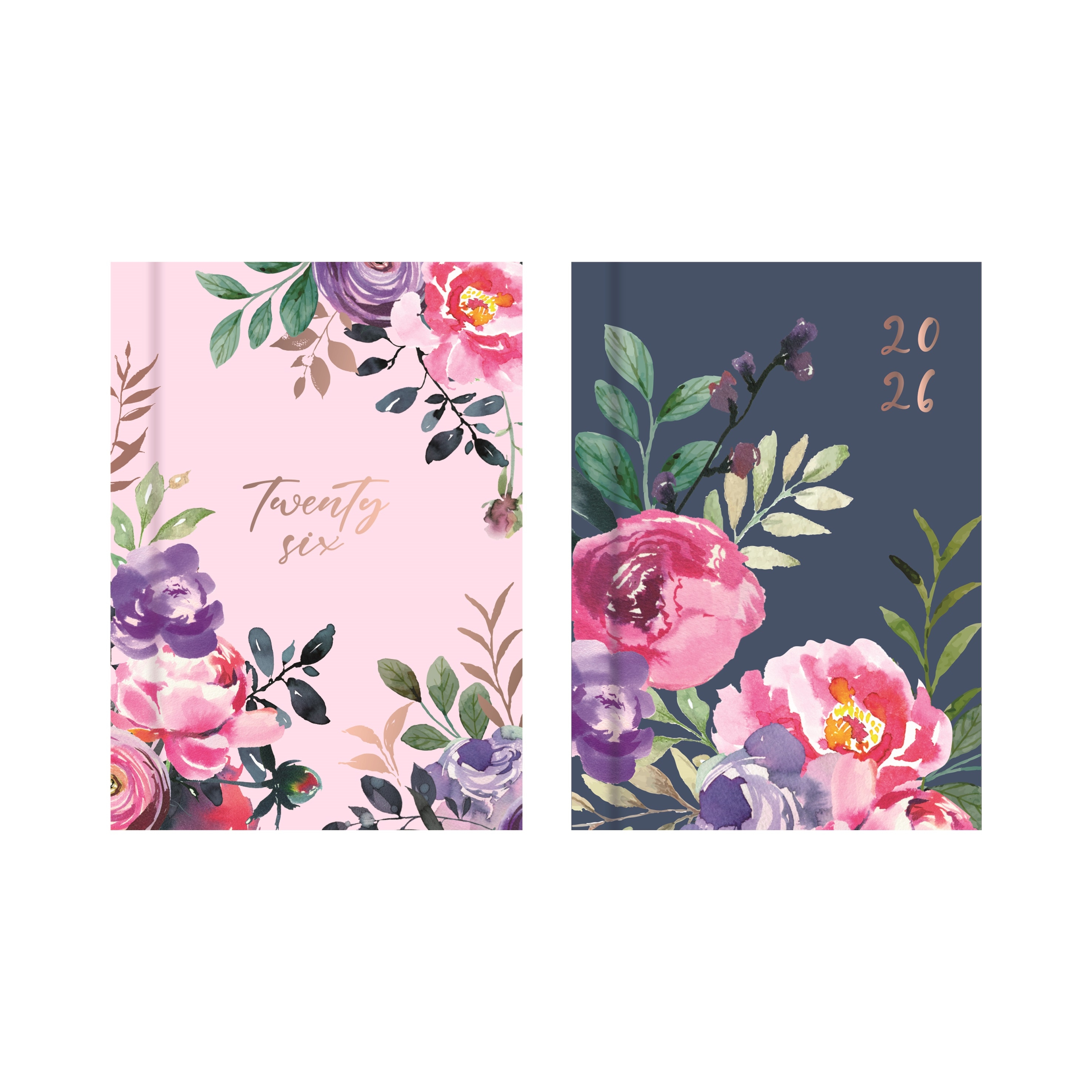 DIARY, Pocket Week To View Vintage Floral 2026 CDU [Packs Only]