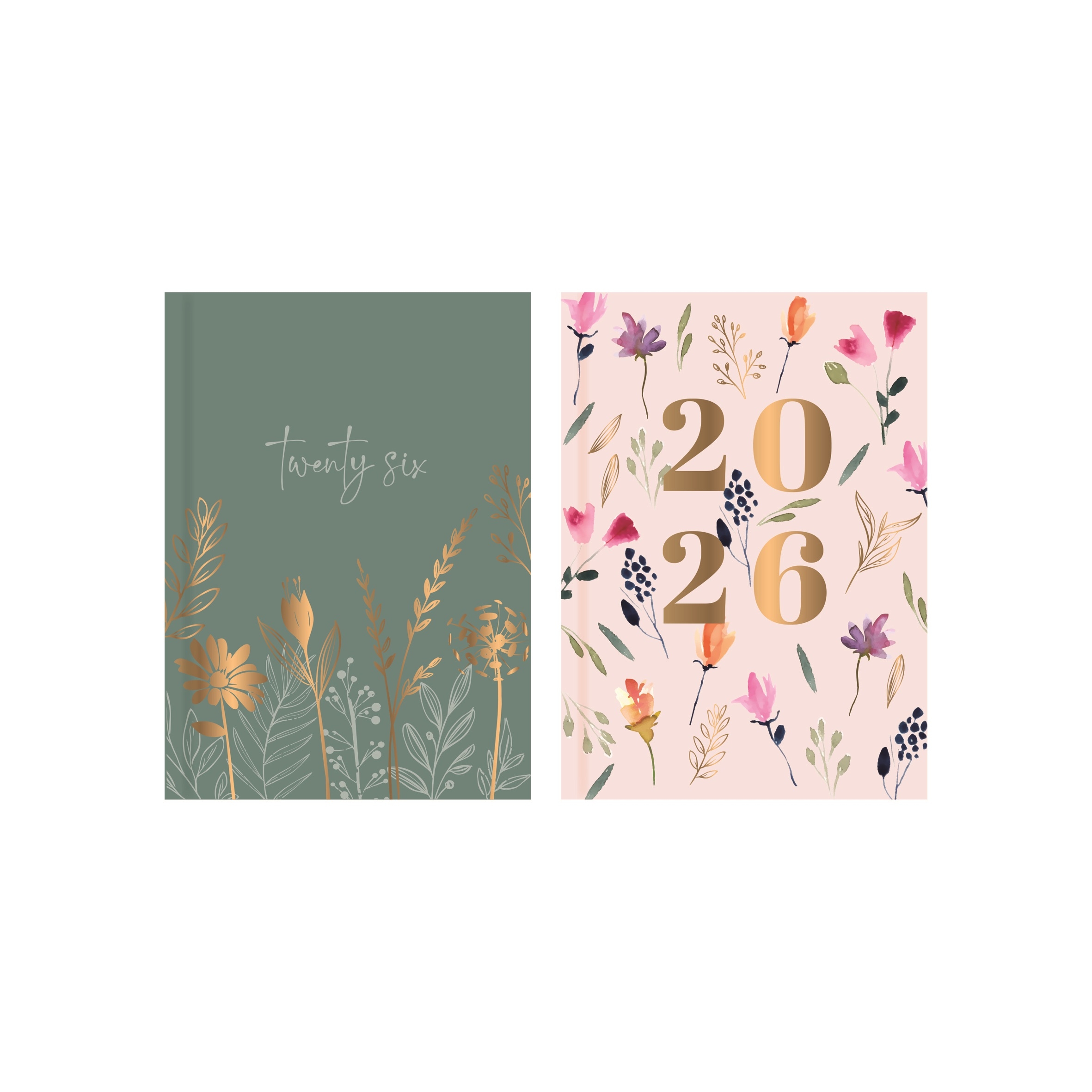 DIARY, Pocket Week To View Floral Meadow 2026 CDU [Packs Only]