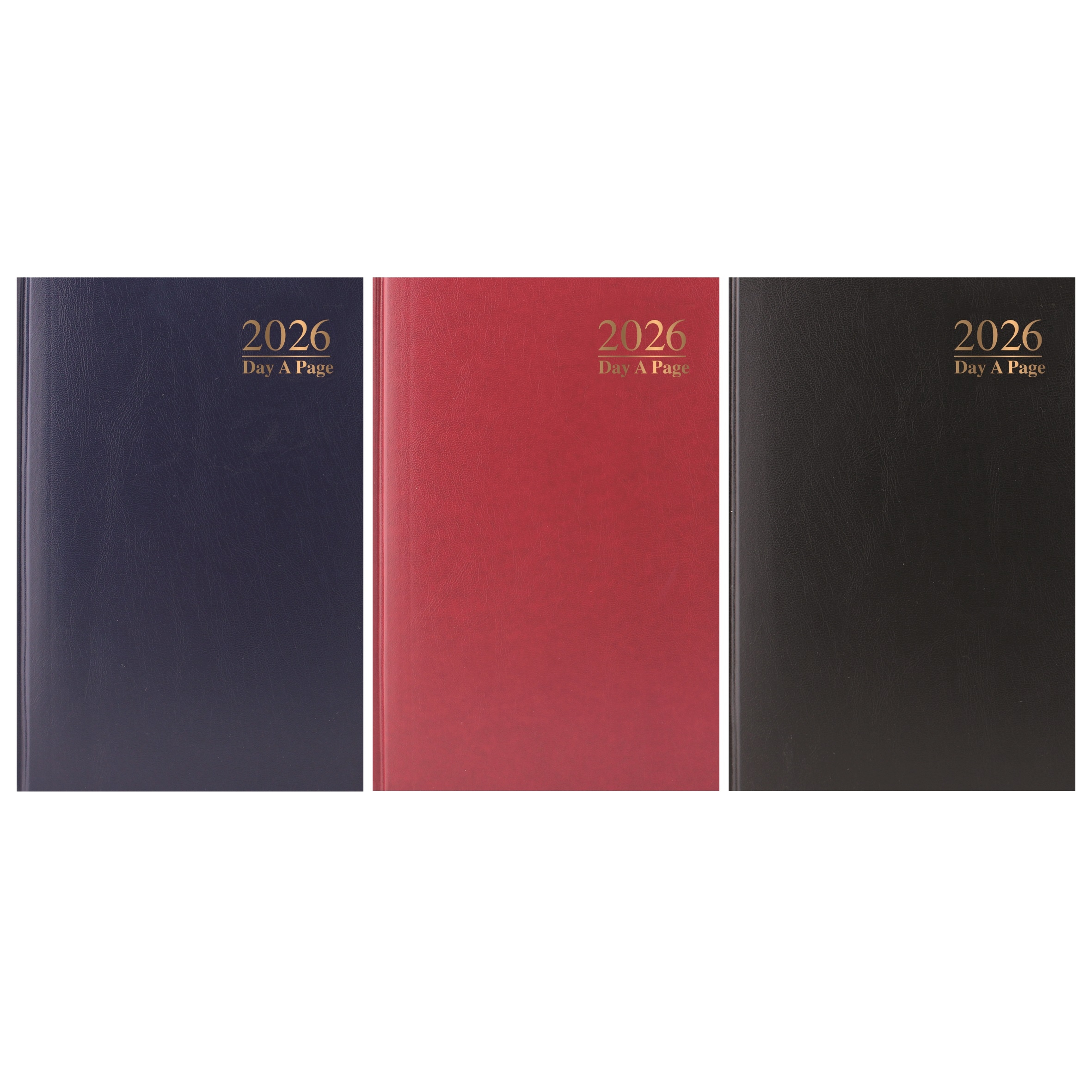 DIARY, A5 Index Day to Page 3 Asst Col 2026 [Packs Only]