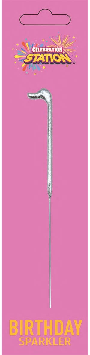 SPARKLER,Numeral 1 H/pk 7in [Packs Only]